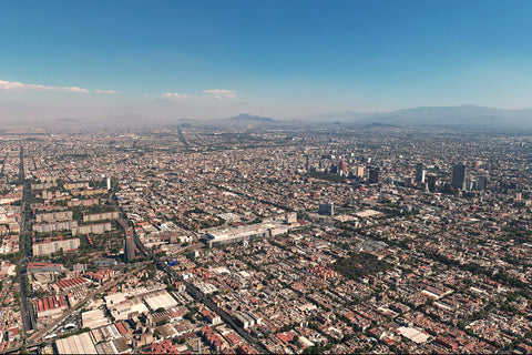 A cityscape of Mexico City (CDMX), Mexico