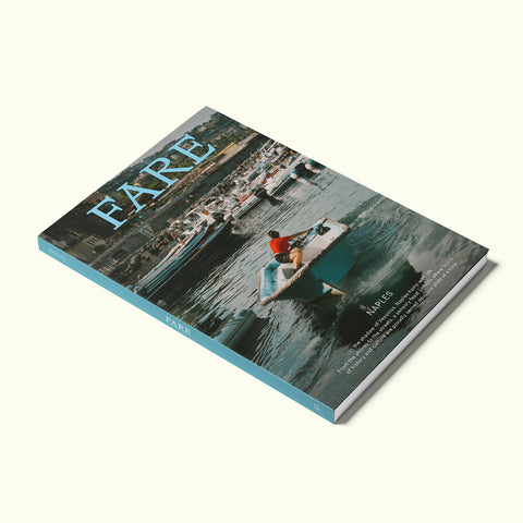 A side view of Fare magazine's Naples, Italy city guide